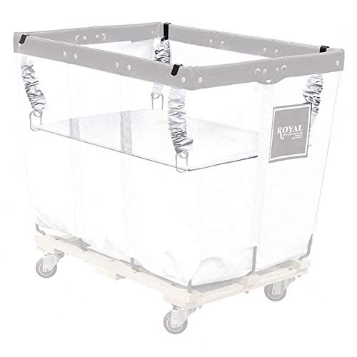Heavy Duty Basket Truck Spring Lift Kit - 6 Bushel Capacity, White - Perfect for Grocery Stores, Warehouses, and Industrial Use