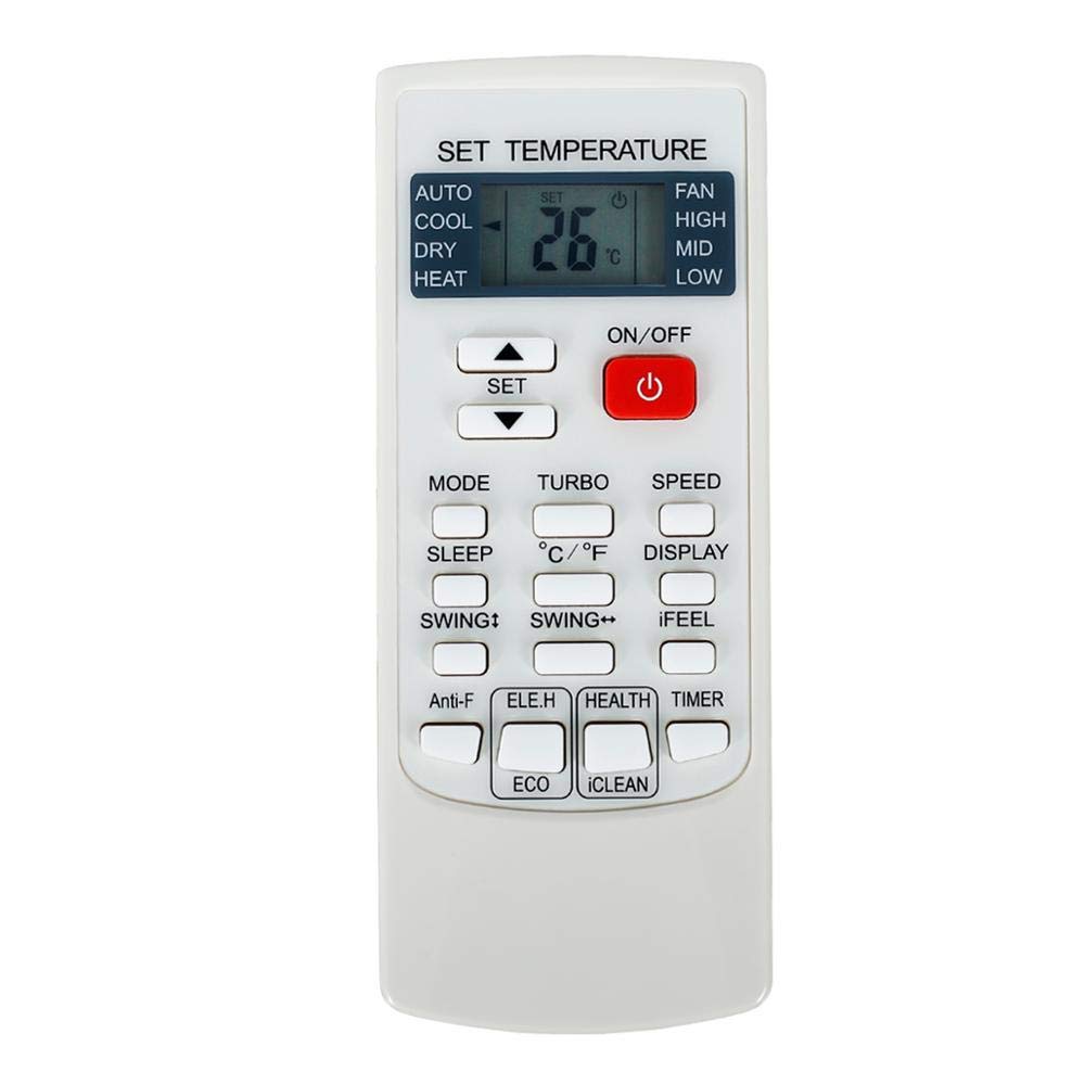 YKR-H/102E Universal Air Conditioner Remote Control Compatible with AUX & Aukia AC Units - Perfect for Home, Office, and Bedroom Cooling