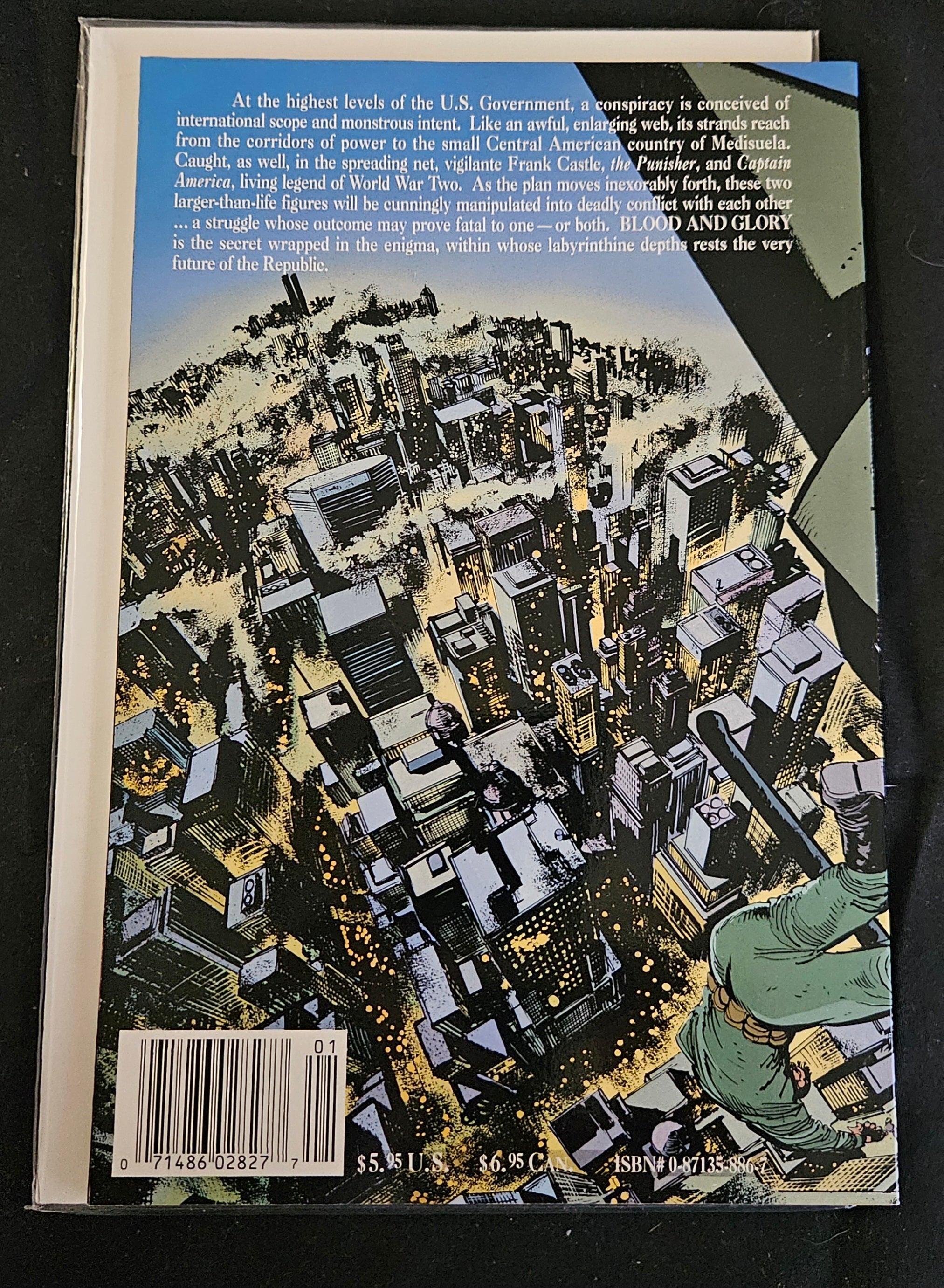 Punisher vs Captain America: Blood and Glory #1 Rare One-Off Marvel Comic (1996) - Perfect for Collectors & Comic Book Enthusiasts