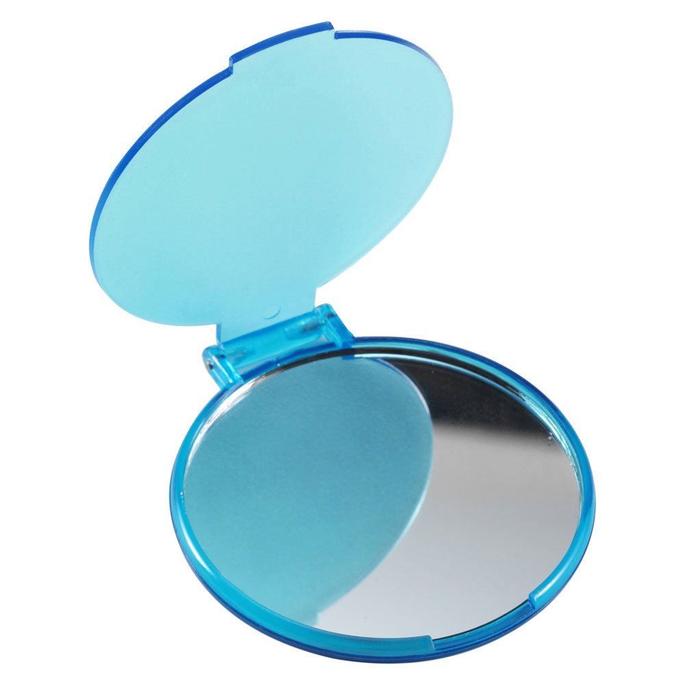 eBuyGB Compact Vanity Handbag Mirrors - Folding Cosmetic Mirror Toiletry Bag (Blue, 10-Pack) | Portable Travel Makeup Mirror for Purse, Gym & Home Beauty Essentials