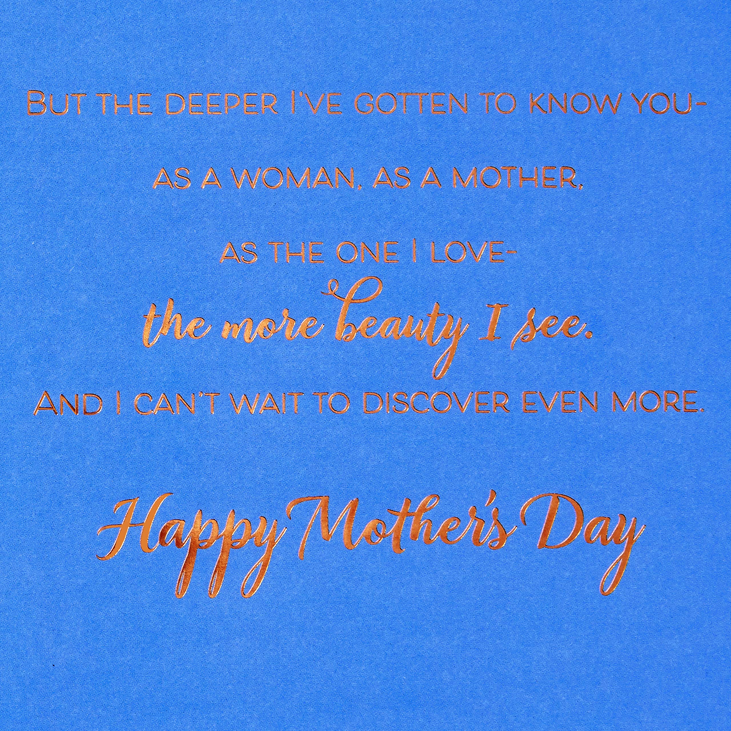 Hallmark Mahogany Romantic Mother's Day Greeting Card for Wife or Girlfriend - 'Everything About You is Remarkable' - Perfect for Anniversary, Valentine's Day & Special Occasions