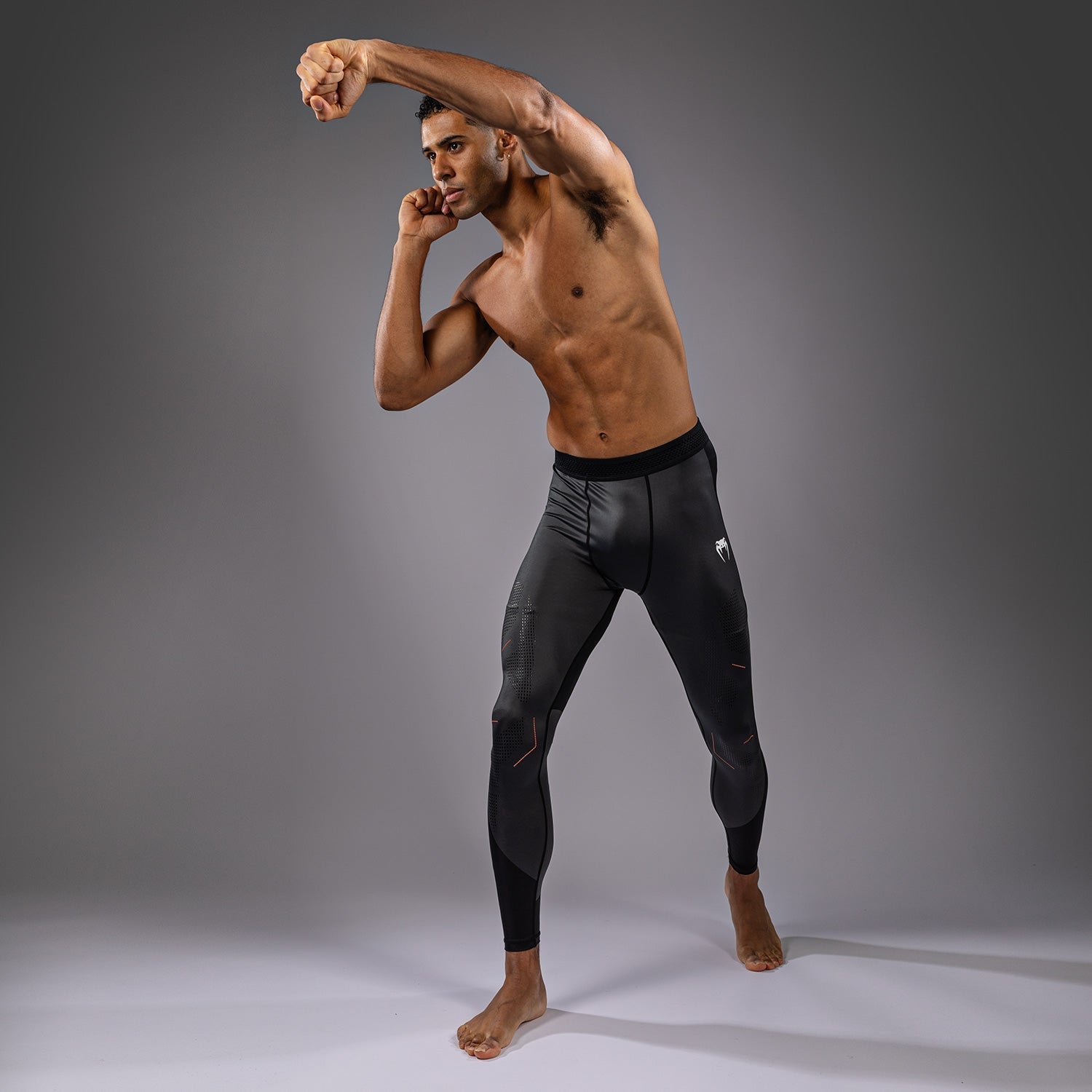 Venum Technical 3.0 Spats - Graphite MMA Grappling Shorts for Men - Lightweight & Durable Training Gear for BJJ, Muay Thai & Combat Sports