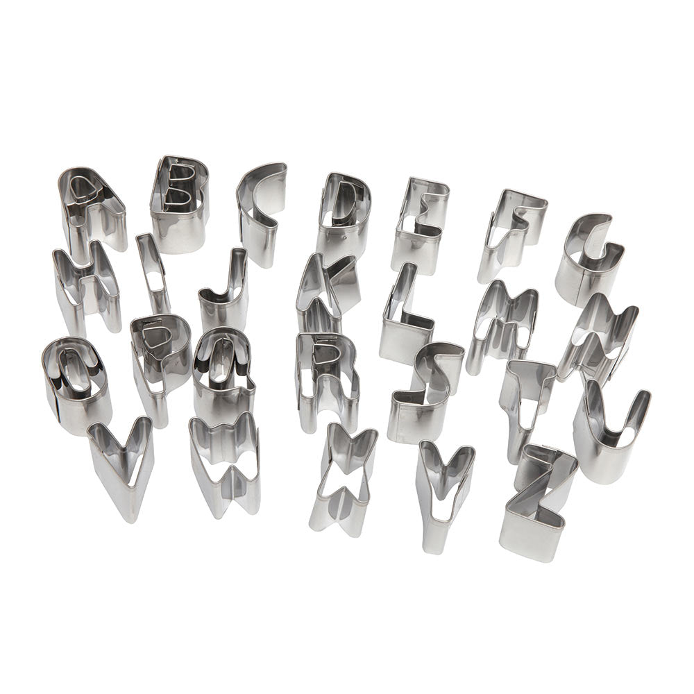 26-Piece Letter Cutter Set - Alphabet Stencil Kit for DIY Crafts, Scrapbooking & Home Decor - Perfect for Woodworking, Sign Making & Personalized Gifts