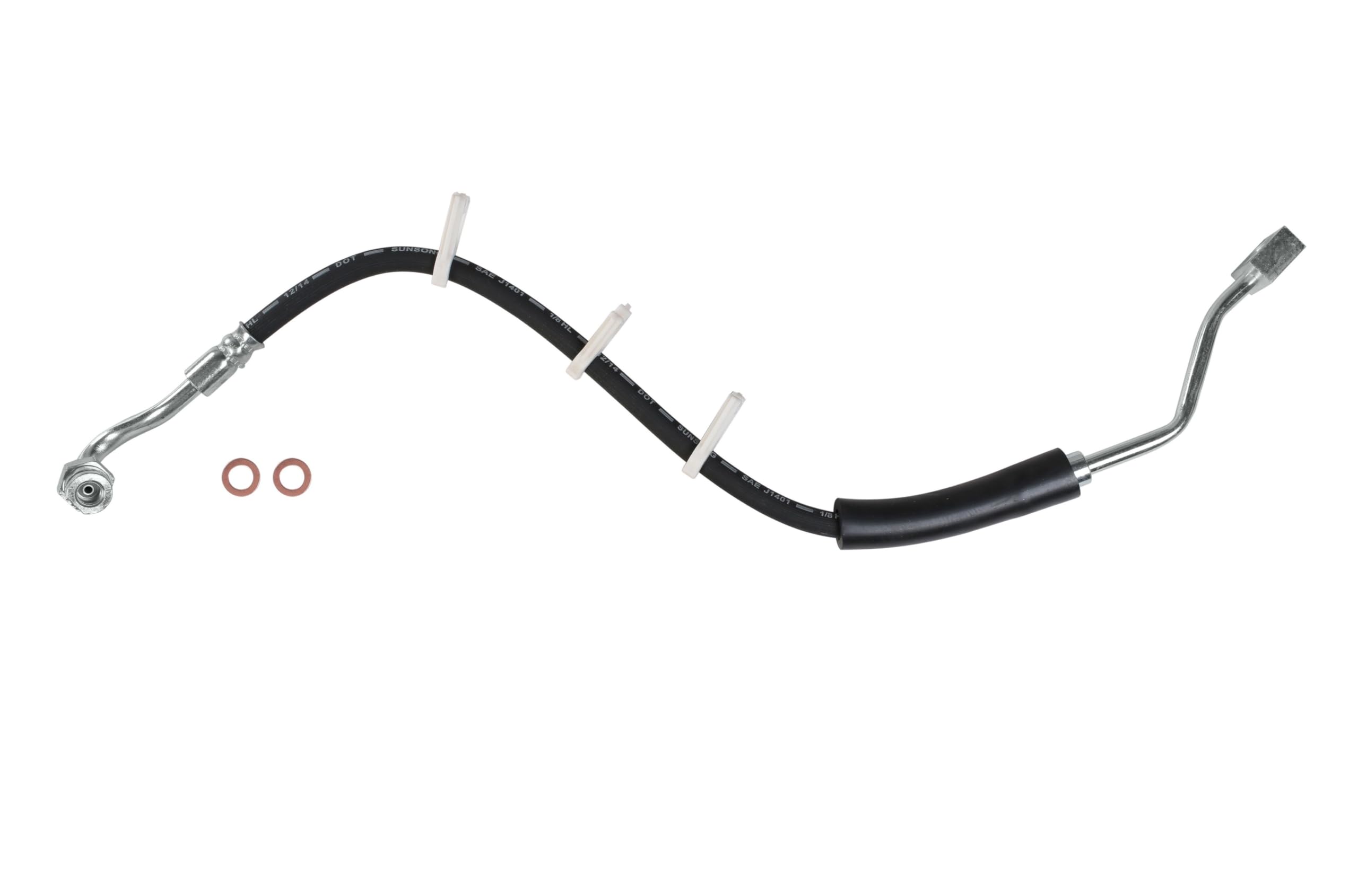 Sunsong 2203944 Brake Hydraulic Hose - High Performance Replacement for Smooth Braking | Perfect for Trucks, SUVs & Off-Road Vehicles