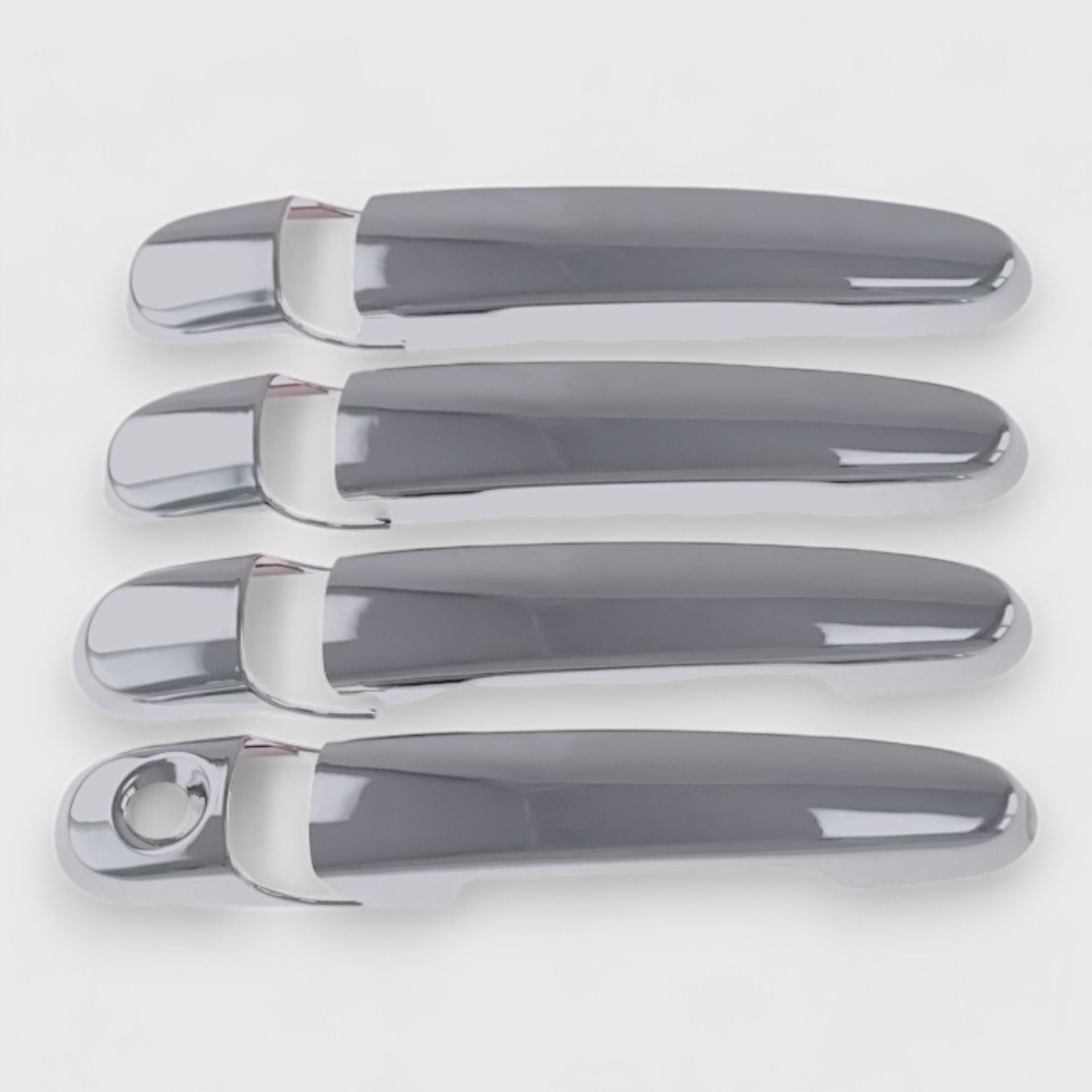 Chrome Door Handle Cover DH267 - Premium Metal Handle Protector for Cars & Trucks - Anti-Scratch & Rust Proof - Perfect for Home, Office & Auto Detailing