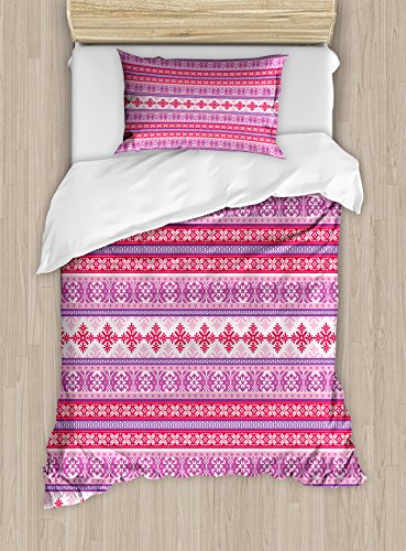 Lilac Dark Coral White