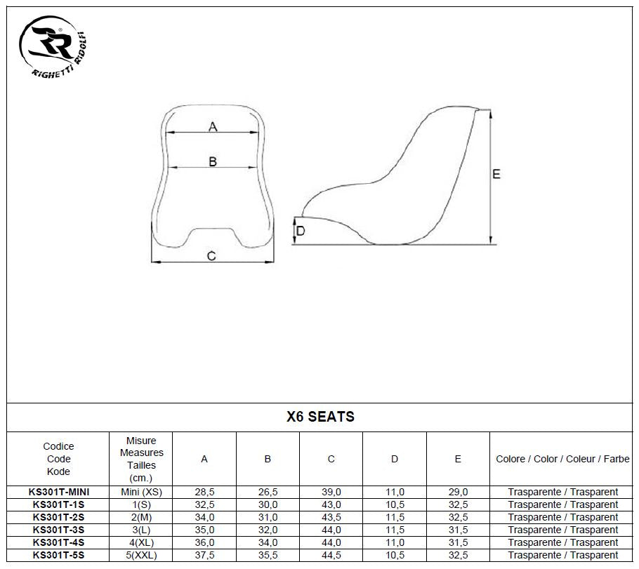 RR X6 Titan Fiberglass Seat for MINI and XL - Lightweight & Durable Racing Seat for Cars, Trucks, and Off-Road Vehicles - Perfect for Racing, Drifting, and Performance Driving