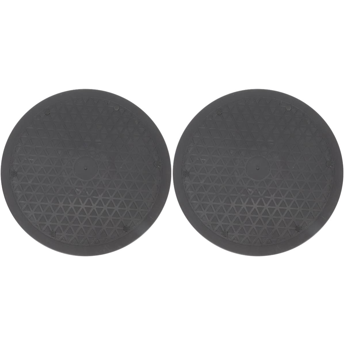 Cabilock 2-Pack Decorative Turntable Trays - Small Lazy Susan for Cake Decorating, Spice Storage & Bathroom Organization | Stylish Rotating Serving Tray for Kitchen, Vanity & Home Decor