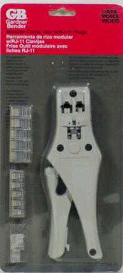 Premium Modular Crimp Tool Kit - Professional Wire Crimping Set for Electrical & Network Cables | Ideal for DIY Projects, Home Repairs, and Professional Installations