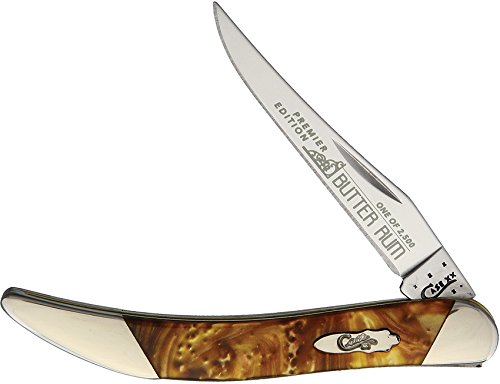 Case Cutlery Texas Toothpick Pocket Knife - Premium Folding Knife for Everyday Carry, Outdoor Adventures & Camping - Durable Stainless Steel Blade with Wood Handle - Perfect for Hiking, Fishing & Survival Gear
