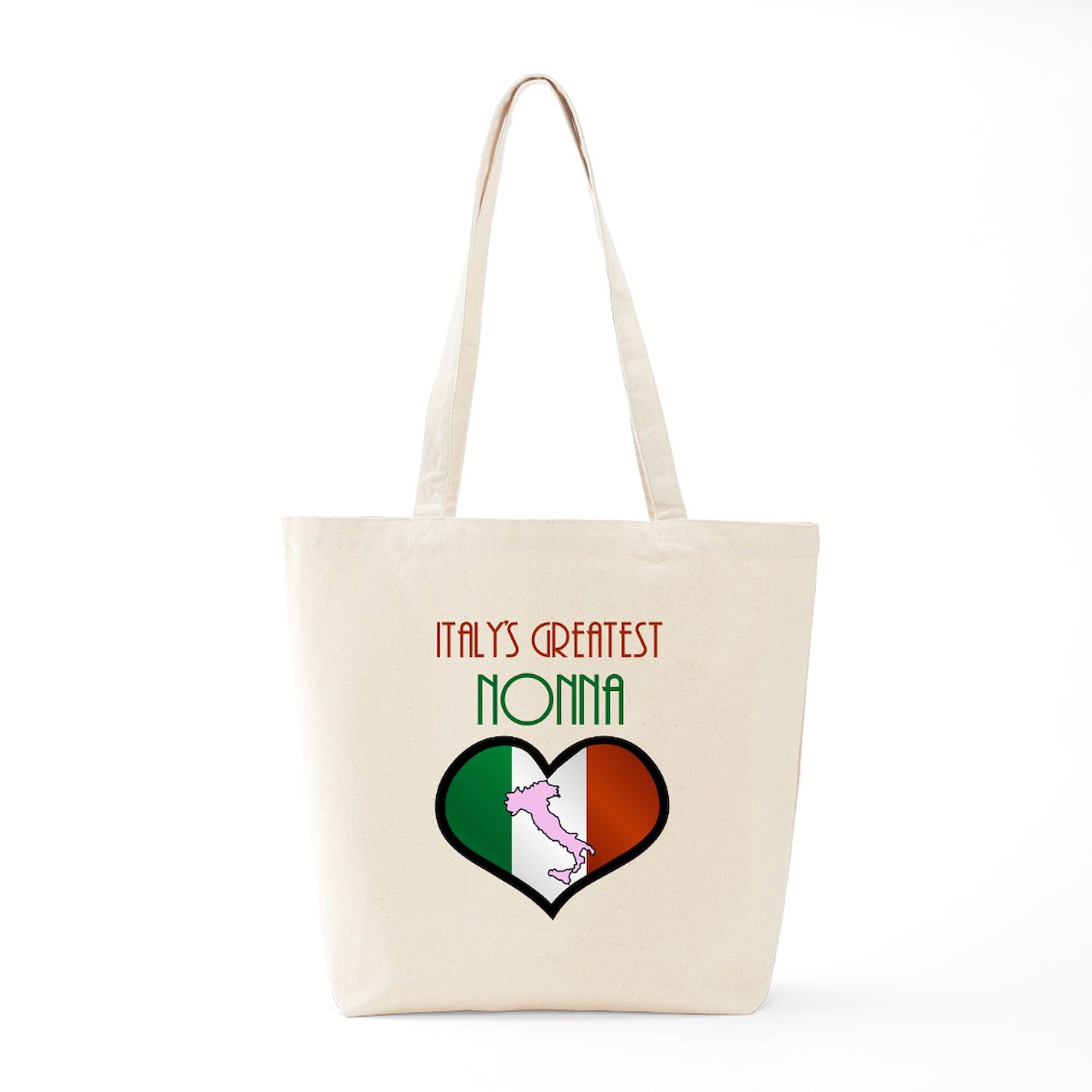 Best Nonna Tote Bag from Italy - Natural Canvas Reusable Shopping Bag for Groceries, Beach & Everyday Use | CafePress