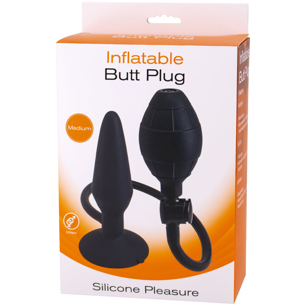Premium Inflatable Butt Plug - Medium Size for Ultimate Comfort & Pleasure | Perfect for Couples Play, Solo Exploration & BDSM Adventures