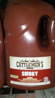Cattlemen's Smoky Barbecue Sauce - 1 Gallon Bulk Size (4 Pack) | Premium BBQ Sauce for Grilling, Smoking & Marinating | Perfect for Backyard Cookouts, Restaurants & Catering