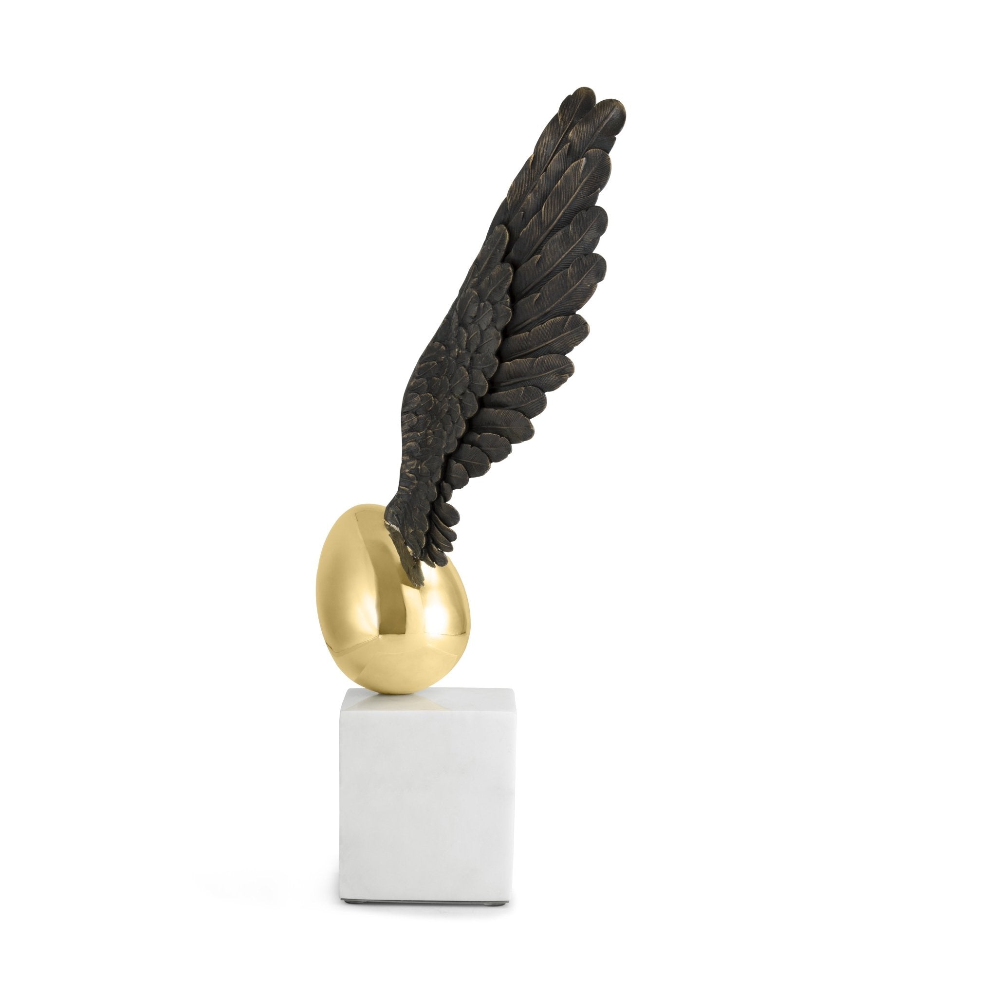 Elegant Flight Small Sculpture - Handcrafted Airplane Decor for Home & Office - Perfect for Aviation Enthusiasts & Travel Lovers