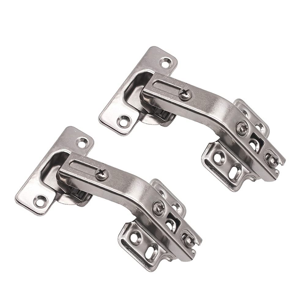 2-Pack 135 Degree Corner Cabinet Door Hinges - Soft Close Bifold Hinges for Kitchen Cabinets | Perfect for Space-Saving Storage & Cabinet Organization