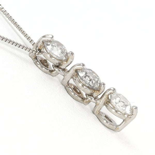 18K White Gold Diamond Pendant Necklace for Women - Elegant Layering Jewelry for Weddings, Anniversaries & Special Occasions