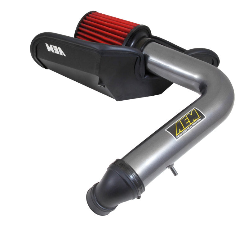 AEM 2016 Volkswagen Jetta L4 1.4L Turbo Performance Cold Air Intake System - Gunmetal Gray Metal Finish for Enhanced Engine Power & Fuel Efficiency - Perfect for Street Racing & Daily Driving