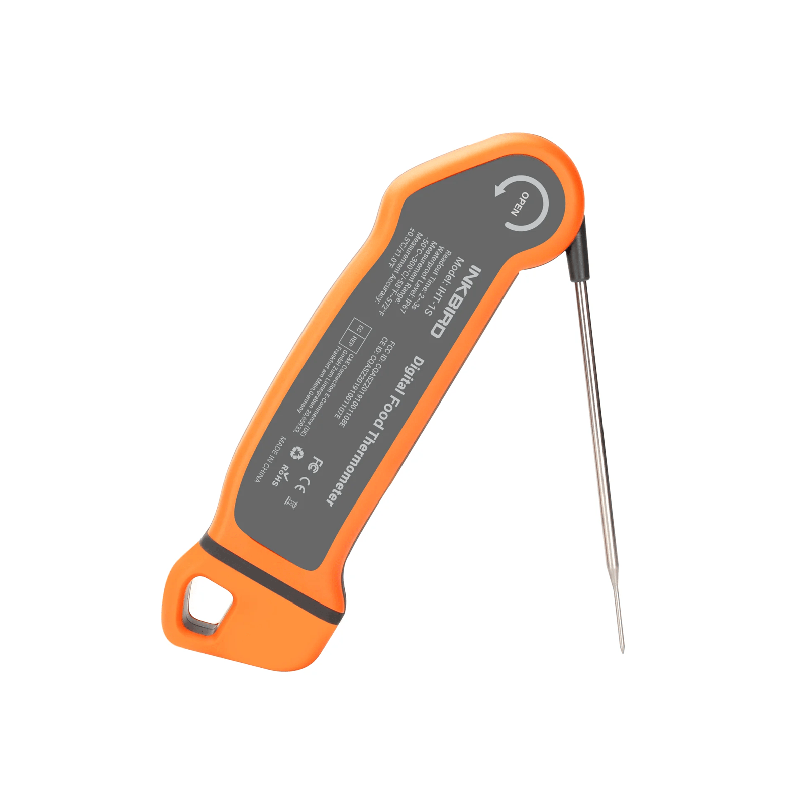 Instant Read Digital Meat Thermometer - IHT 1S Fast & Accurate Cooking Thermometer for Grilling, BBQ, Baking & Kitchen Use