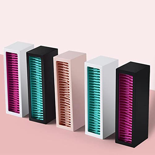 Premium Silicone Makeup Brush Holder - Black & Blue Cosmetic Organizer for Brushes, Eyeliners, Lipsticks | Perfect for Vanity, Travel & Salon Use