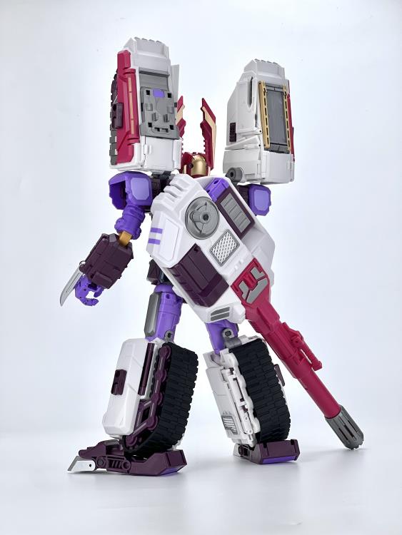 Fans Hobby Master Builder MB-17A Galva Tyranno Collectible Action Figure - Highly Articulated Dinosaur Robot Toy for Display & Play - Perfect for Collectors & Kids