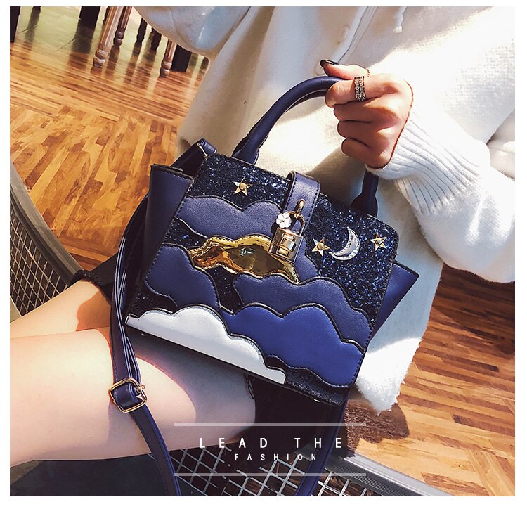 Elegant Women's Leather Embroidery Handbag - Fashionable Shoulder Bag for Girls | Perfect for Work, Travel & Daily Use