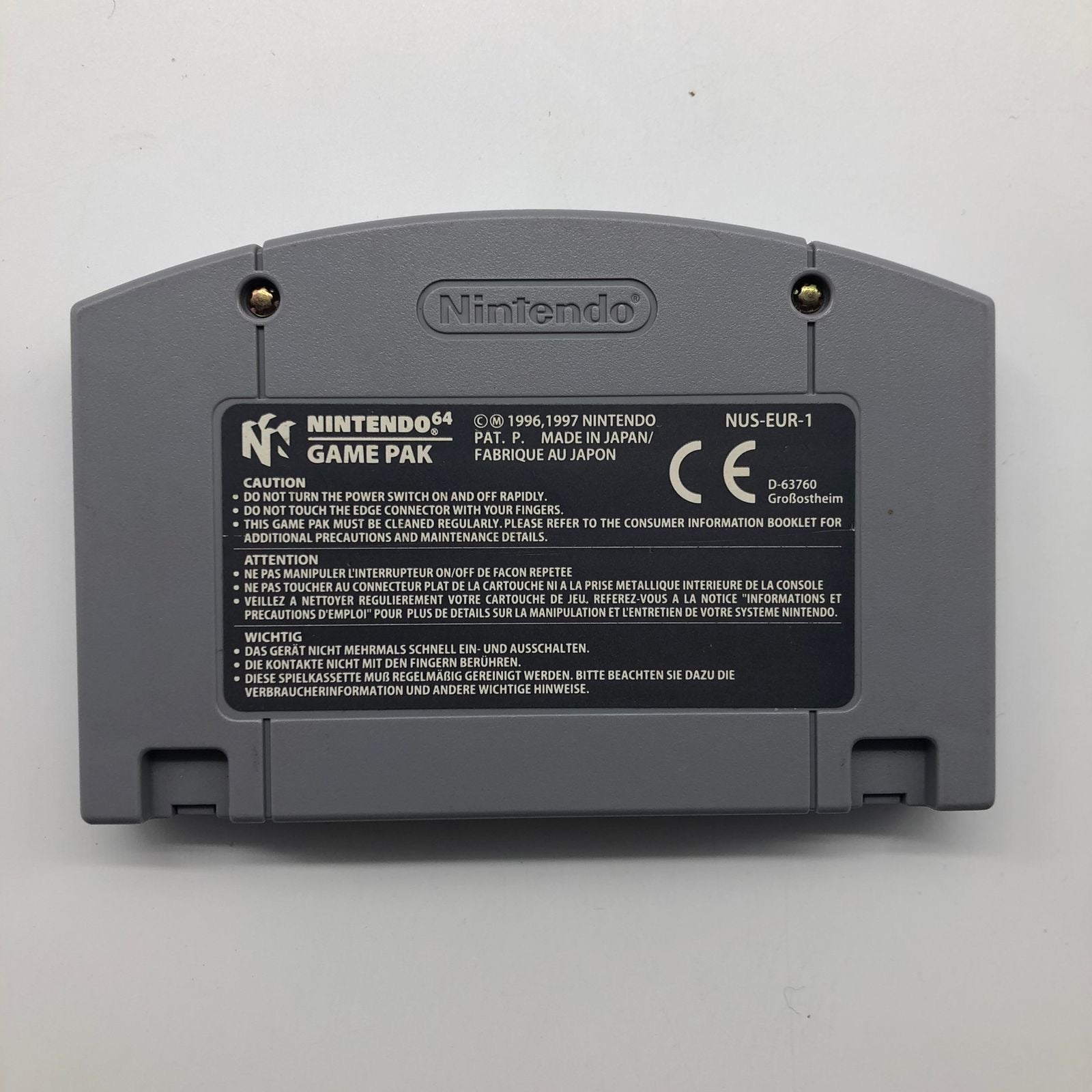 Original Banjo-Kazooie Nintendo 64 (N64) Game Cartridge - PAL Version | Classic Platform Adventure Game for Retro Gaming Enthusiasts | Perfect for Nintendo 64 Collectors and 90s Nostalgia Gaming Sessions