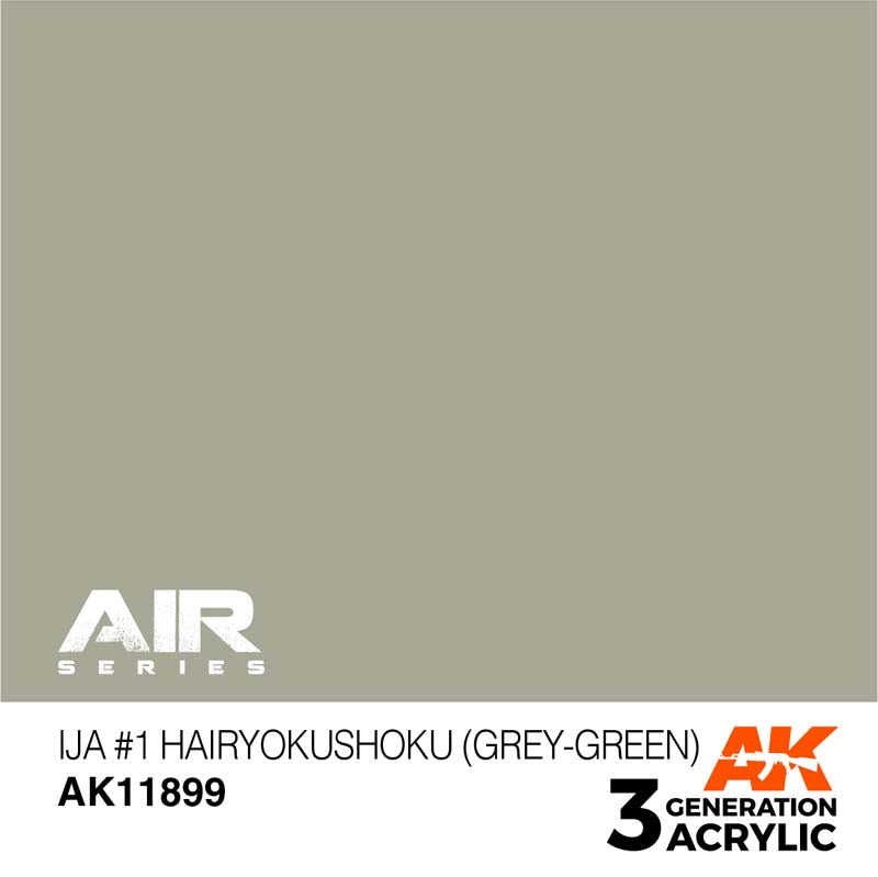 AK Air IJA #1 Hairyokushoku (Grey Green) Military Style Jacket - Vintage Inspired Army Coat for Outdoor Adventures & Cosplay