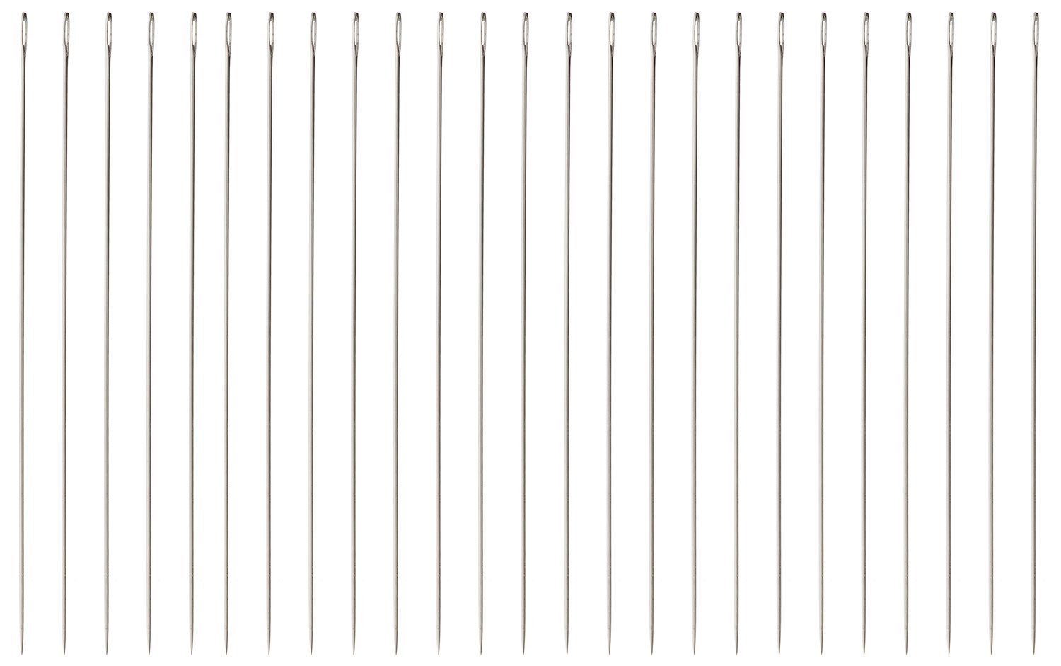Beadsmith BN10 English Beading Needles Size 10 - 2 Packs of 25 Needles (50 Total) - Perfect for Jewelry Making, Beading Crafts & Embroidery Projects