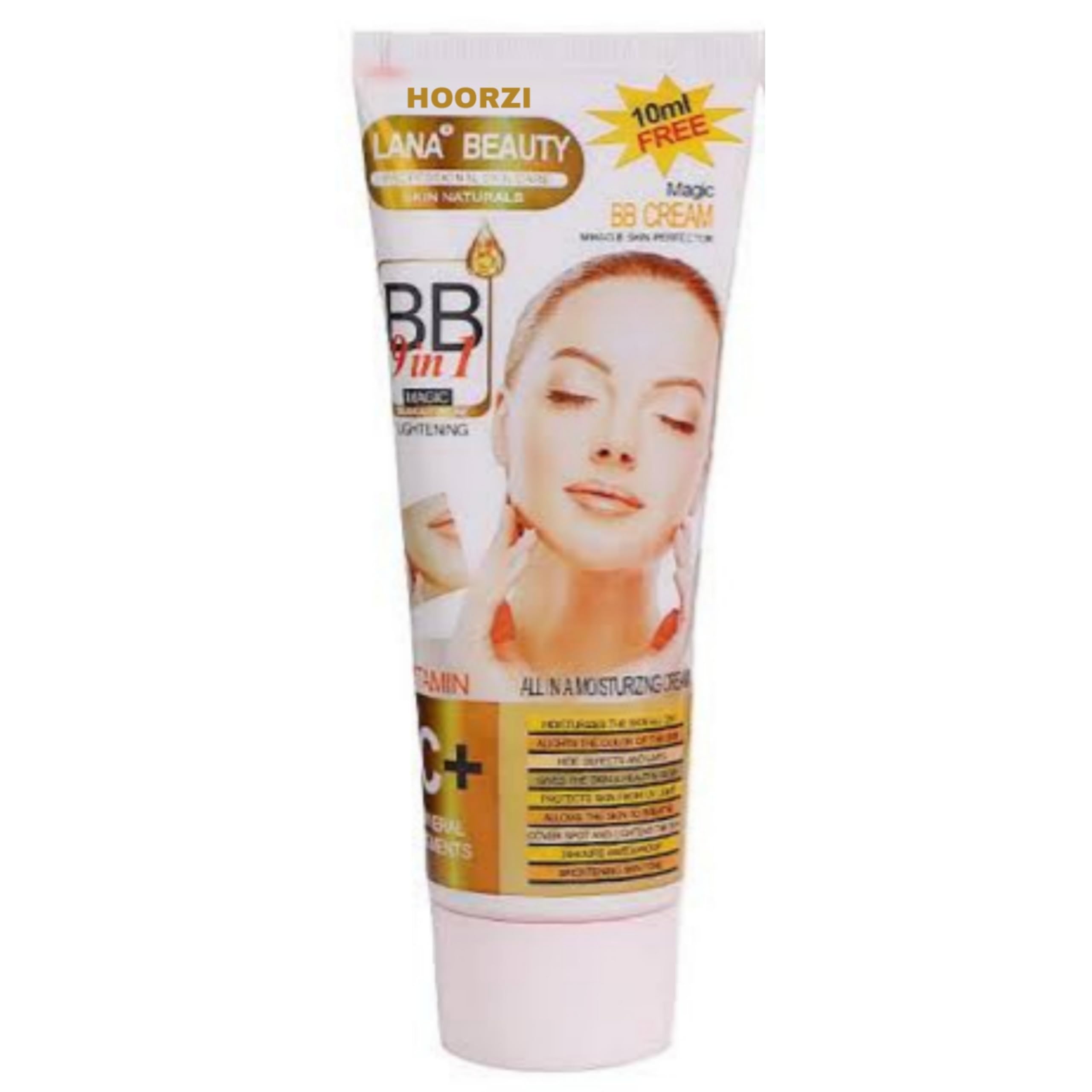 BB 9-in-1 Magic Brightening Cream for Face & Body - Dark Spot Corrector, Hyperpigmentation Treatment with Vitamin C - Perfect for Daily Skincare Routine & Nighttime Use