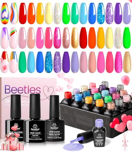 4-20 Colors Rainbow Gel Polish