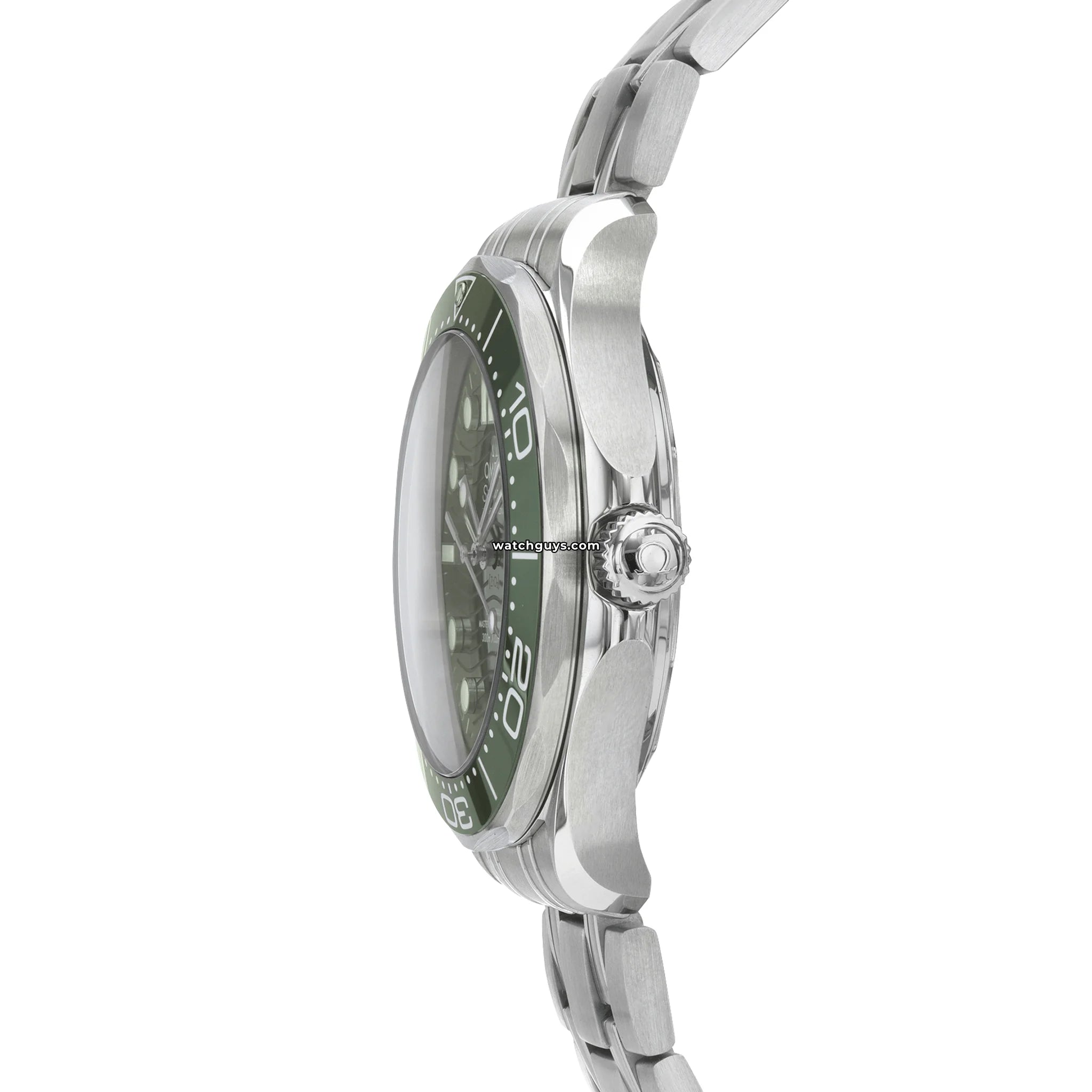 Omega Seamaster Diver 300M Professional Co-Axial Master Chronometer Men's Watch 42mm - Green Ceramic Bezel & Dial (Model 210.30.42.20.10.001) | Luxury Dive Watch for Swimming, Snorkeling & Everyday Wear