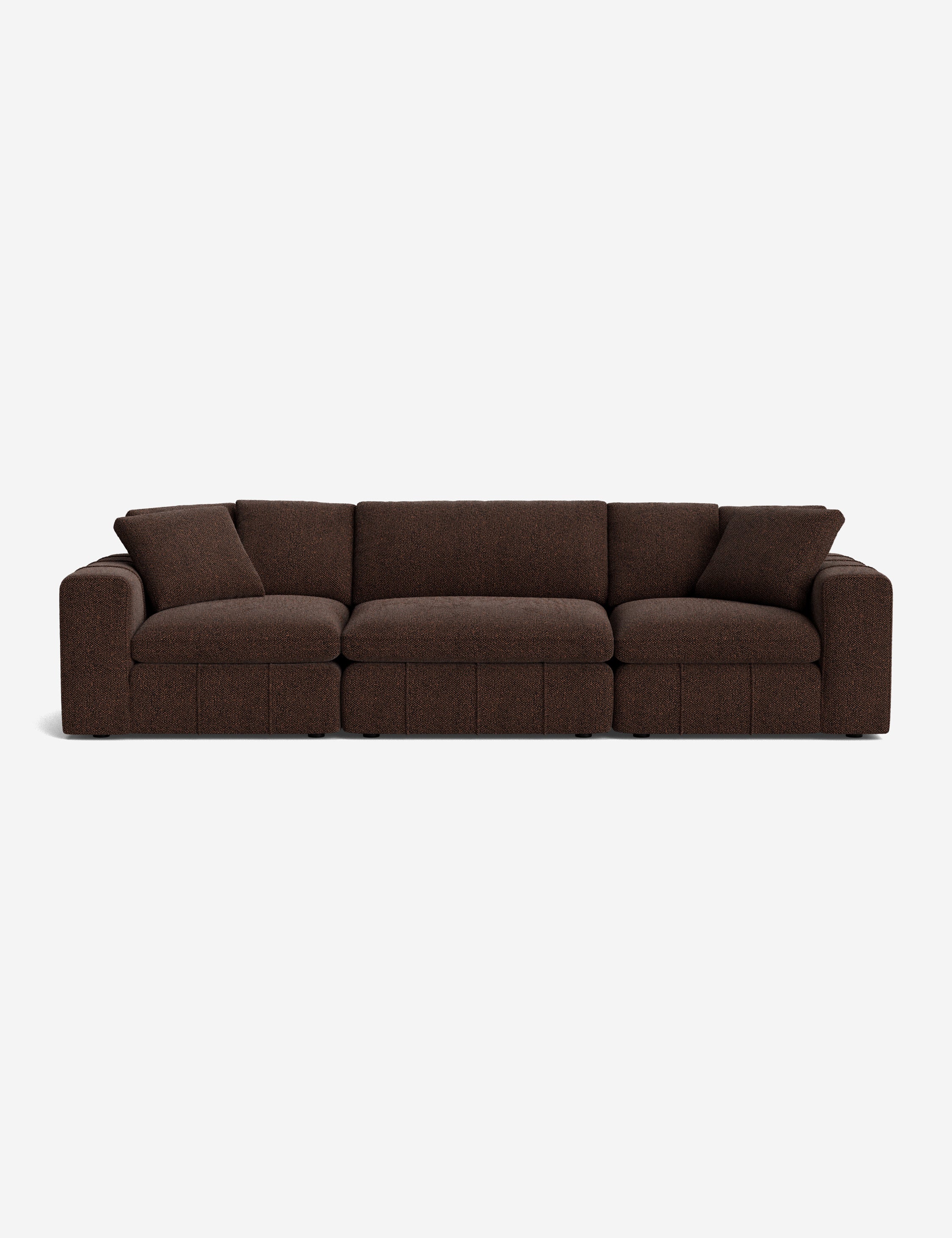 Capella Sofa - Modern Comfortable Sectional Couch for Living Room, Home Theater & Lounge | Stylish & Durable Fabric Upholstery