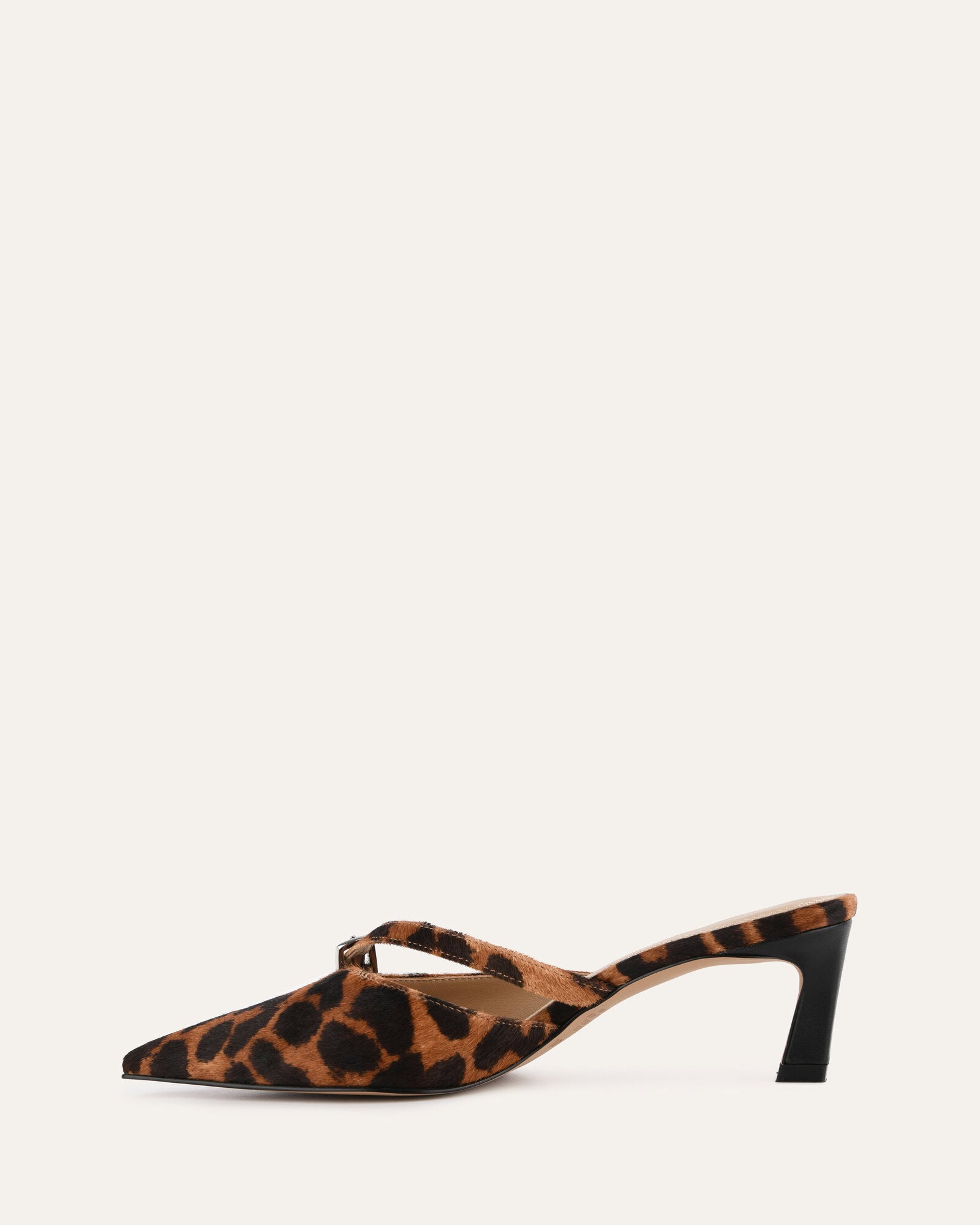 LEONA Women's Low Heel Ocelot Leather Shoes - Comfortable & Stylish for Office, Party & Casual Wear