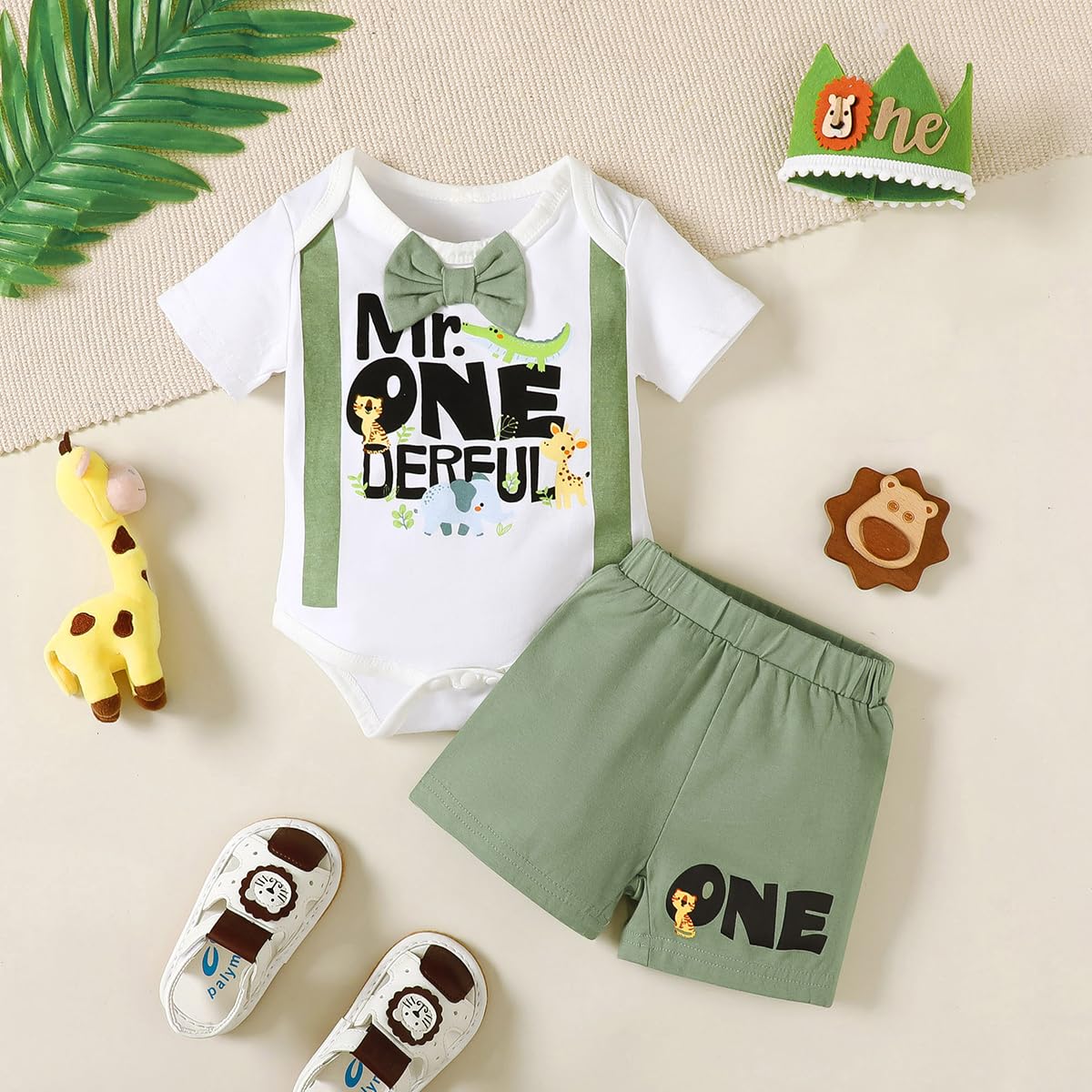 Mr. One-derful 1st Birthday Outfit for Baby Boys - Adorable First Birthday Clothes for Special Celebrations & Photo Shoots