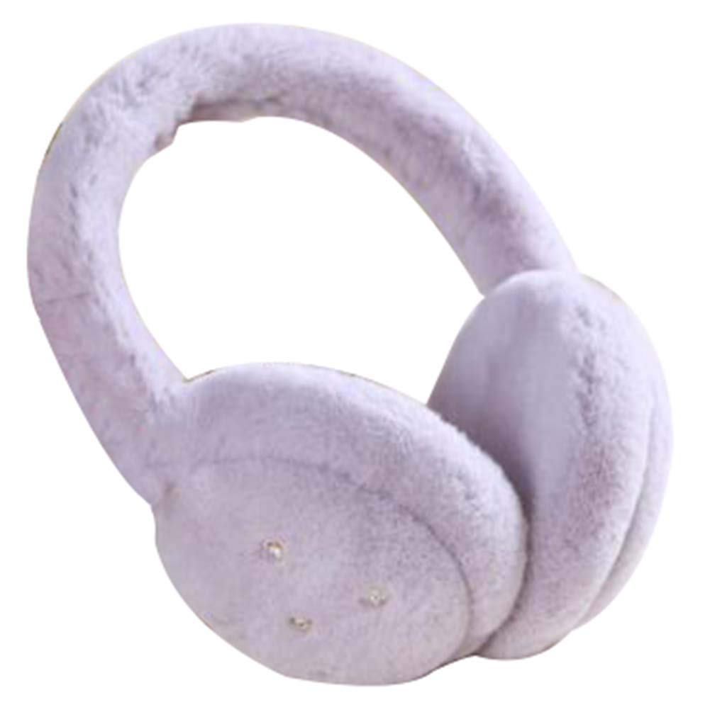 Black Winter Cycling Earmuffs for Women - Warm Fleece Ear Protection for Cold Weather - Perfect for Biking, Skiing, and Outdoor Activities