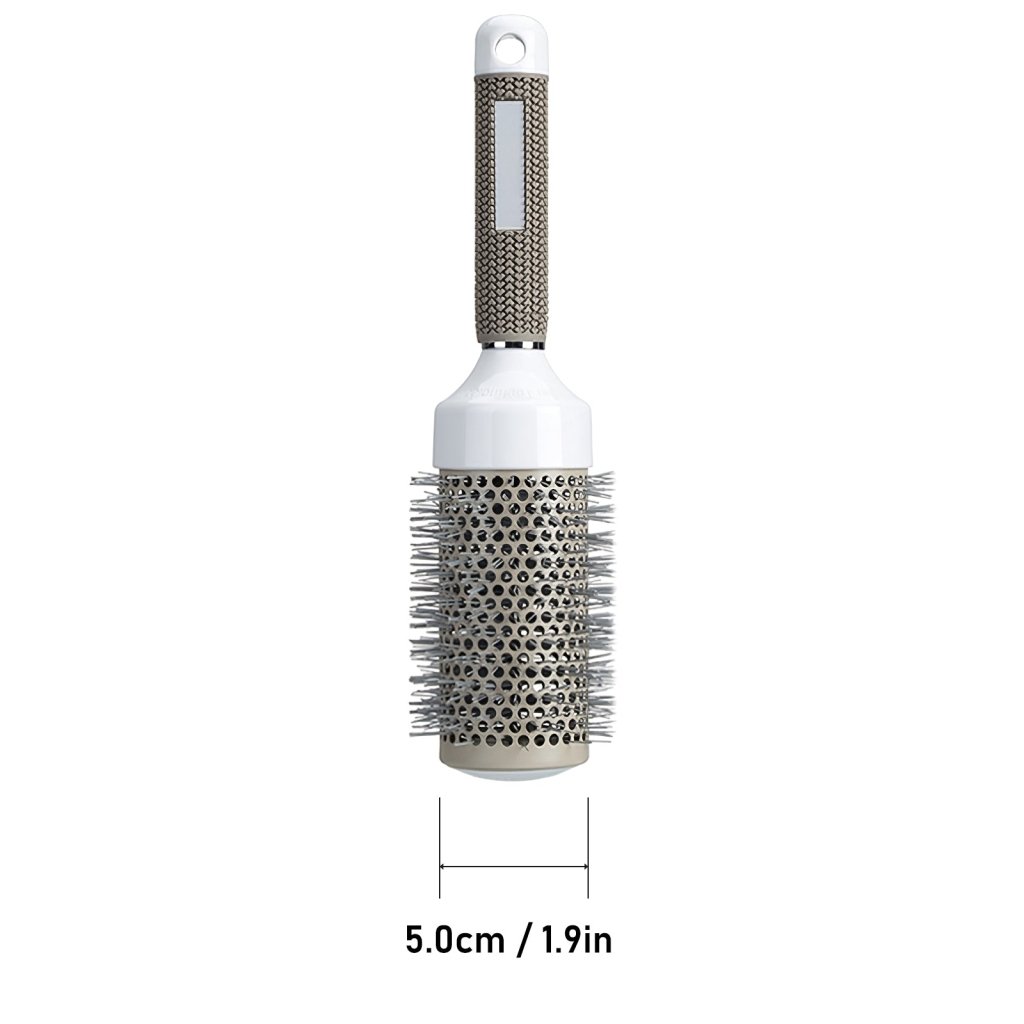 Professional Round Hair Brush for Styling & Volumizing - Perfect for Blowouts, Curls & Smoothing Hair at Home or Salon
