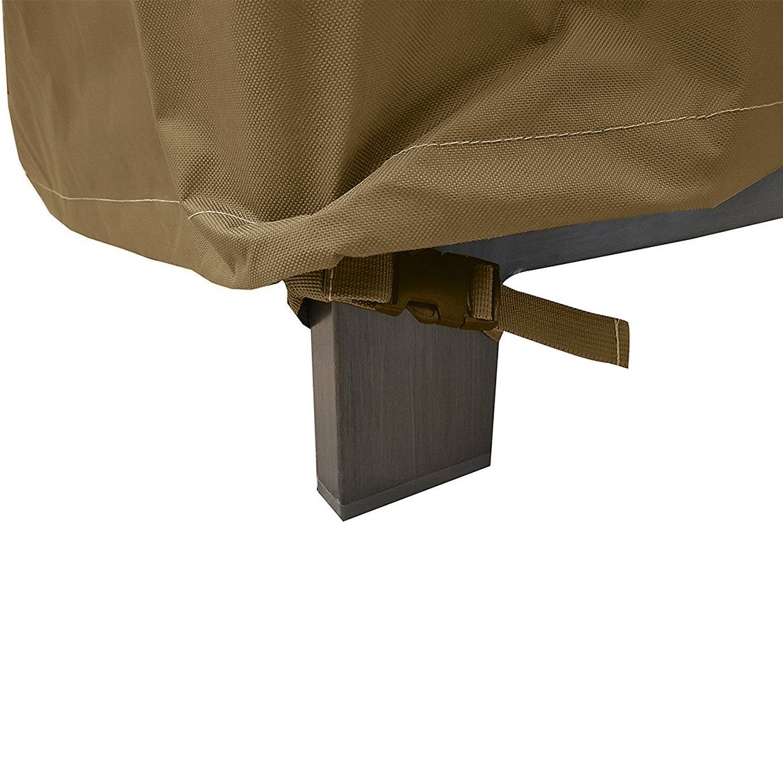 **Durable Waterproof Patio Stackable Chairs Cover - Large Outdoor Stacking Chair Protector Fits Up to 8 Chairs - Perfect for Backyard, Garden, and Poolside Use**