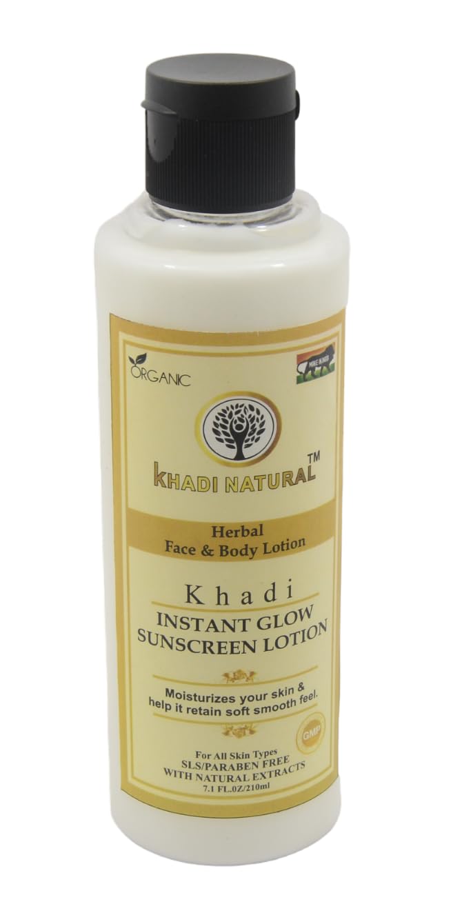 Discover the Secret to Radiant Skin with Khadi Natural Insta Glow Sunscreen