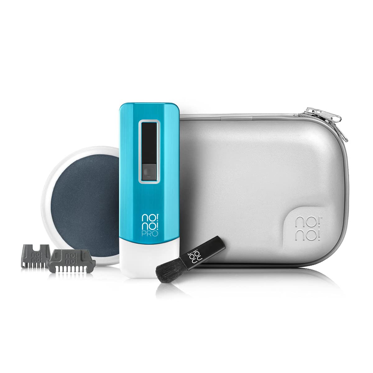 NO!NO! Pro Hair Removal Device - Permanent Hair Removal for Women & Men - Safe for All Skin Tones & Hair Types - Facial & Body Hair Remover - Blue - Perfect for Smooth Skin at Home, Travel & Salon Use