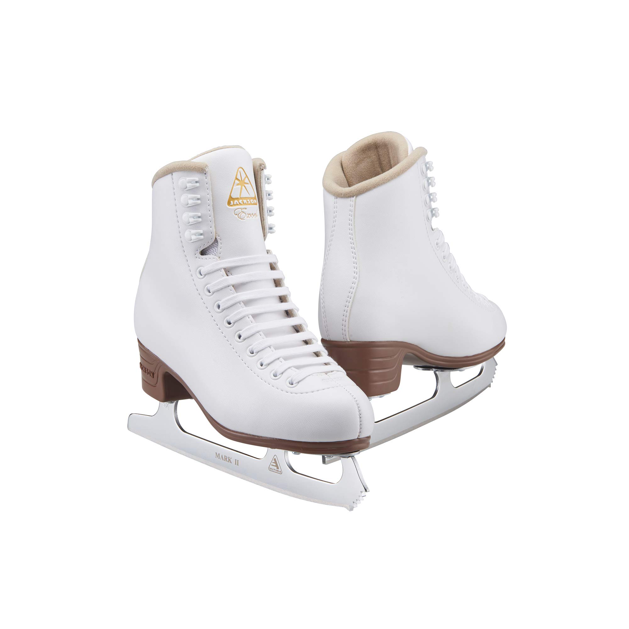 Jackson Ultima Excel Women's & Girls Figure Skates - Premium Ice Skating Boots for Performance & Comfort | Perfect for Practice, Competition & Recreational Skating
