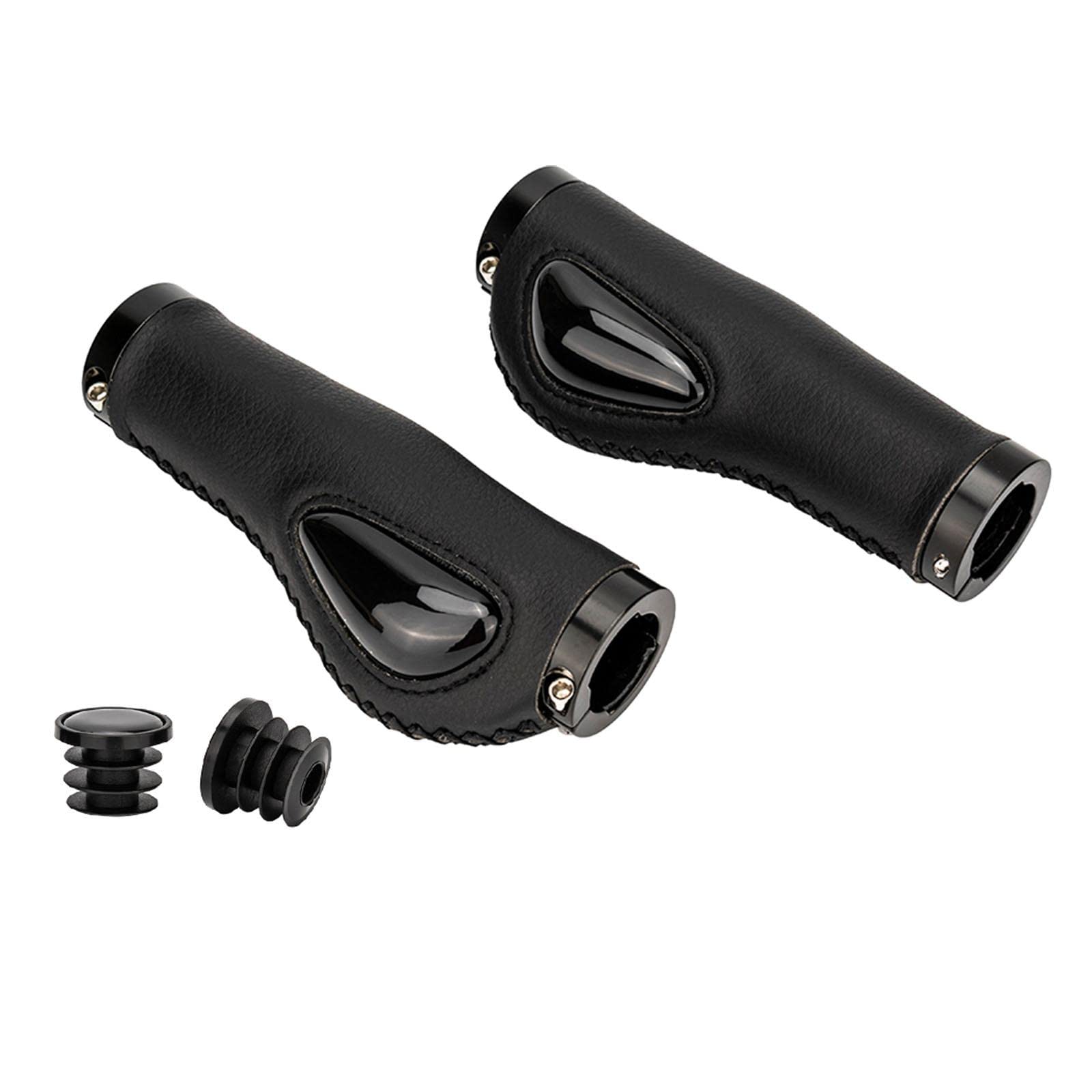 SM SunniLock Bike Handlebar Grips - Bilateral Locking Mountain/Road Bike Grips - Non-Slip Shock Absorption for MTB, Scooter & Commuter Bikes - Perfect for Trail Riding, Urban Commuting & Long-Distance Cycling