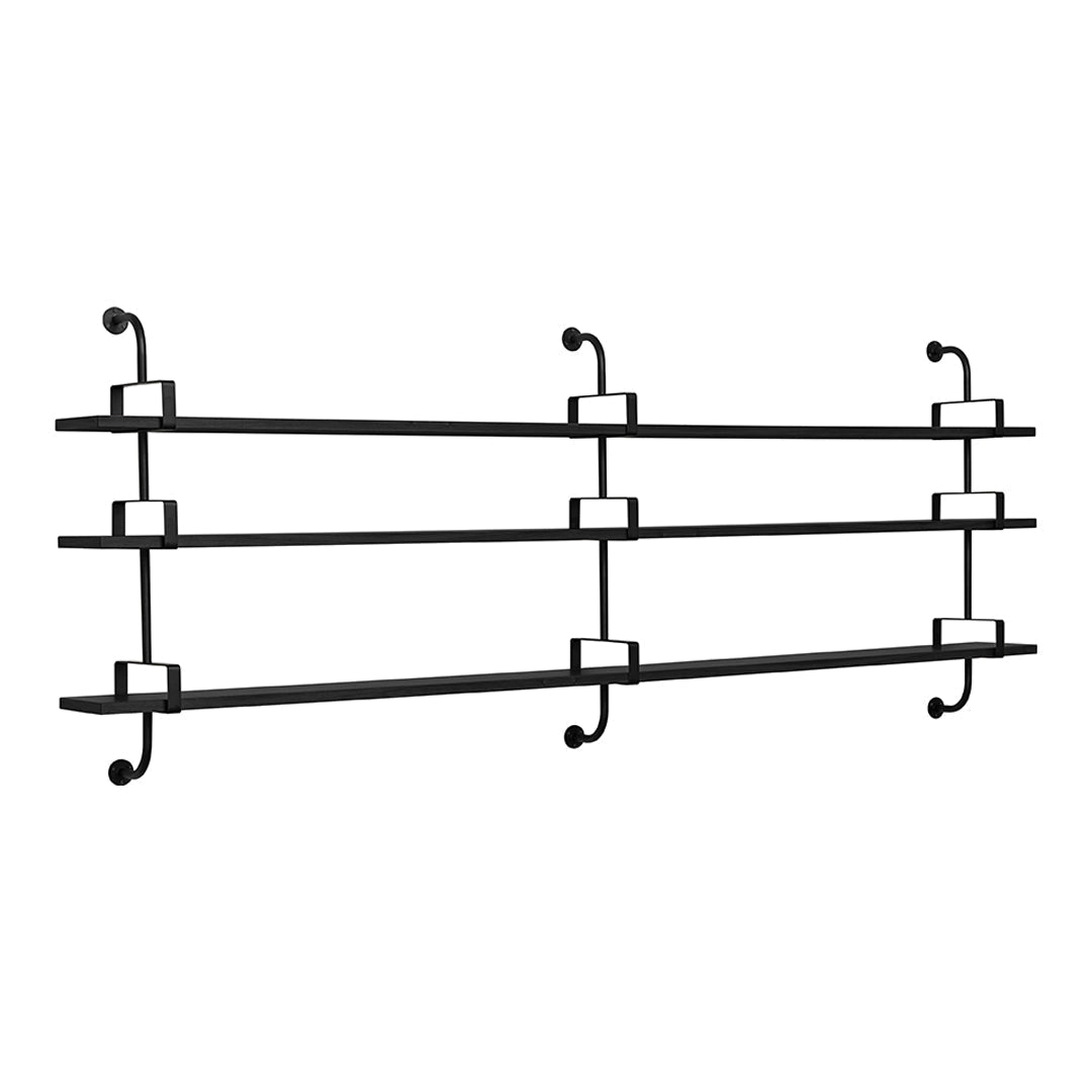 Gubi Mategot Demon Shelf - Modern Wall Shelf for Home & Office Decor - Stylish Storage Solution for Books, Plants & Display Items