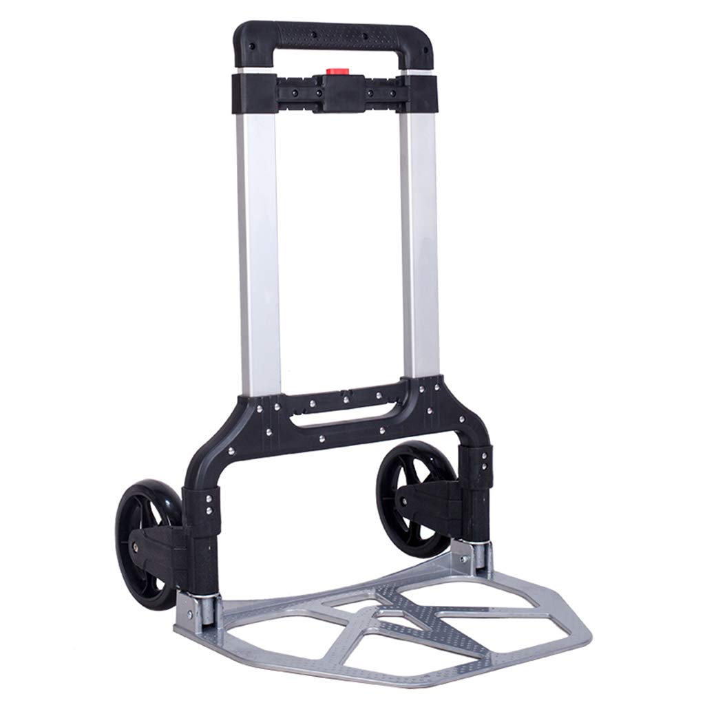 Zzmop Heavy Duty Folding Hand Truck - Lightweight All-Terrain Utility Cart for Camping, Gardening, Fishing, Office & Home Use | Portable Dolly for Festivals, Moving & Outdoor Activities