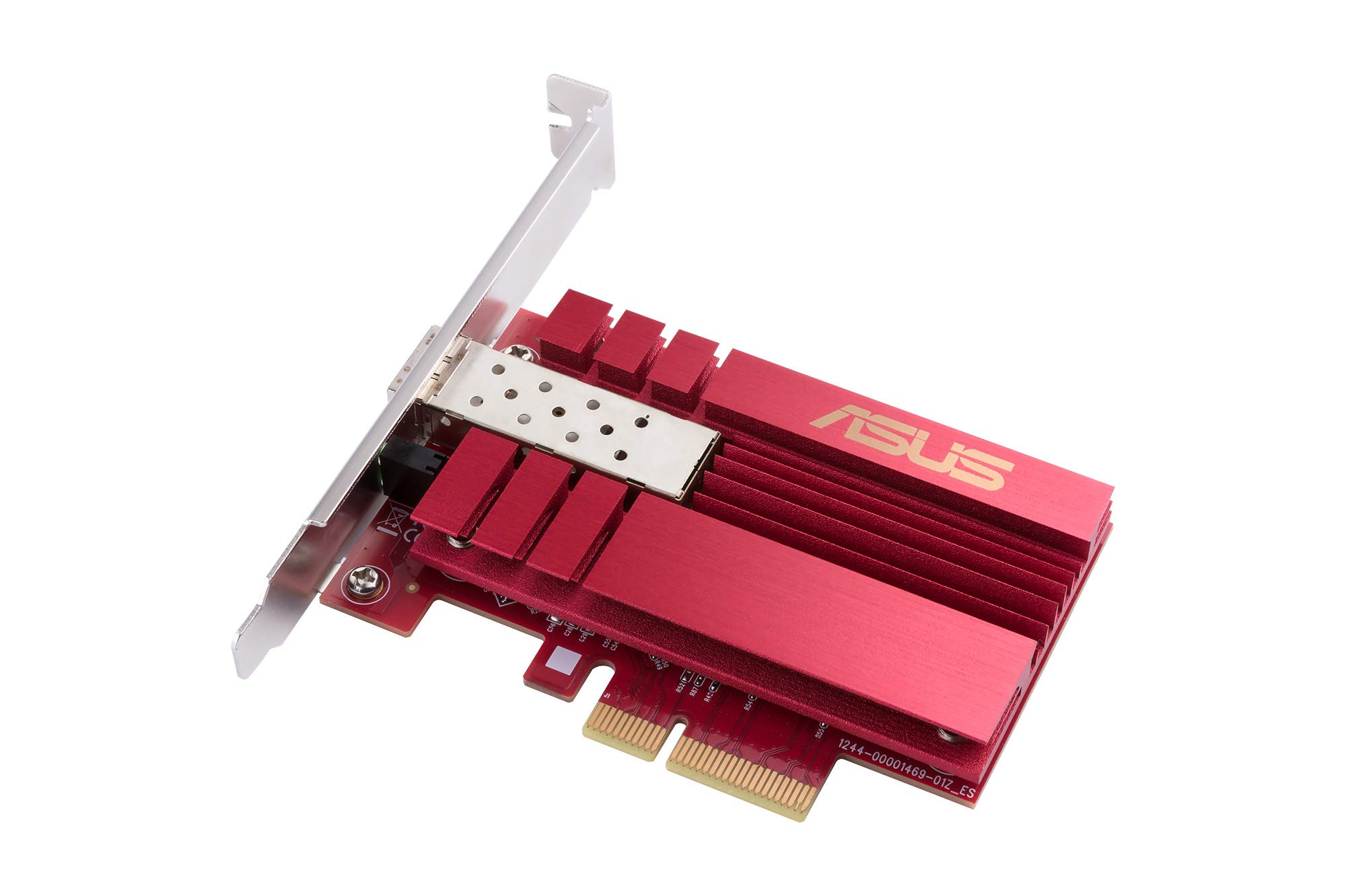 ASUS XG-C100F 10G PCIe Network Adapter with SPF+ Port | High-Speed Fiber & DAC Cable Connectivity | Ideal for Gaming, Server & Data Center Applications