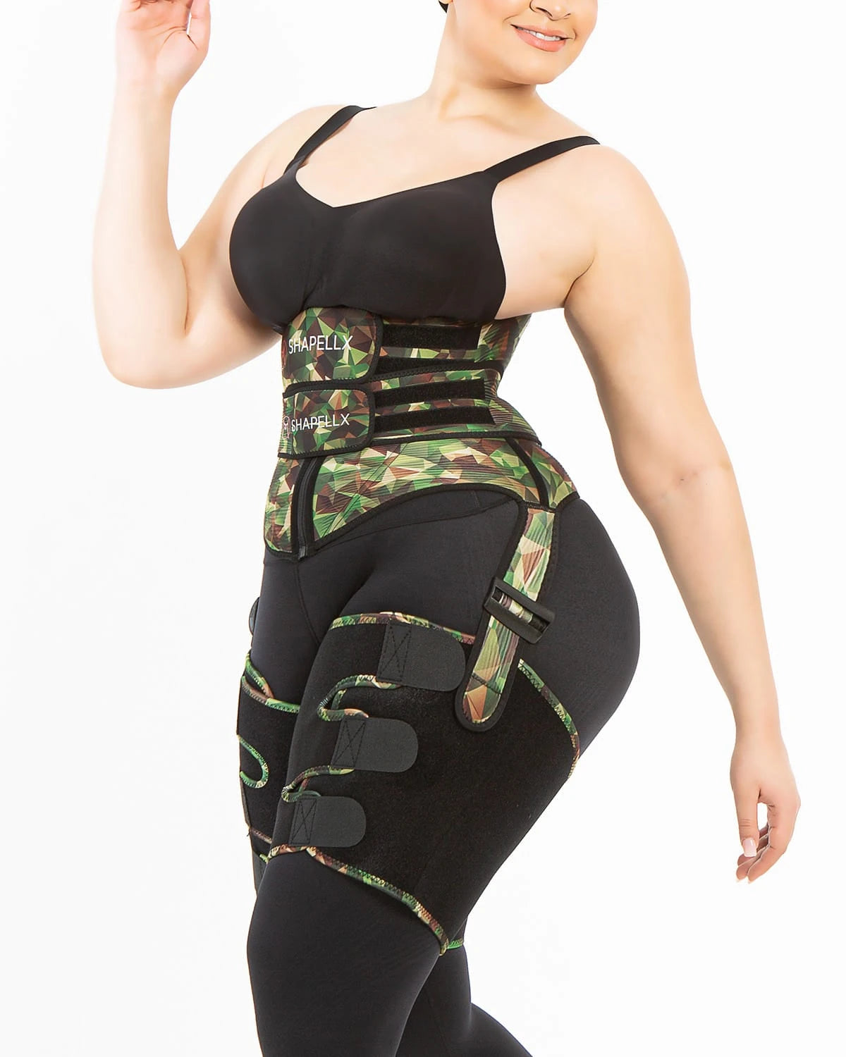 NeoSweat® 3-in-1 Tie Dye Waist Trainer, Thigh Trimmer & Butt Lifter for Women - Body Shaper for Workout, Weight Loss & Tummy Control - Perfect for Gym, Yoga & Everyday Wear