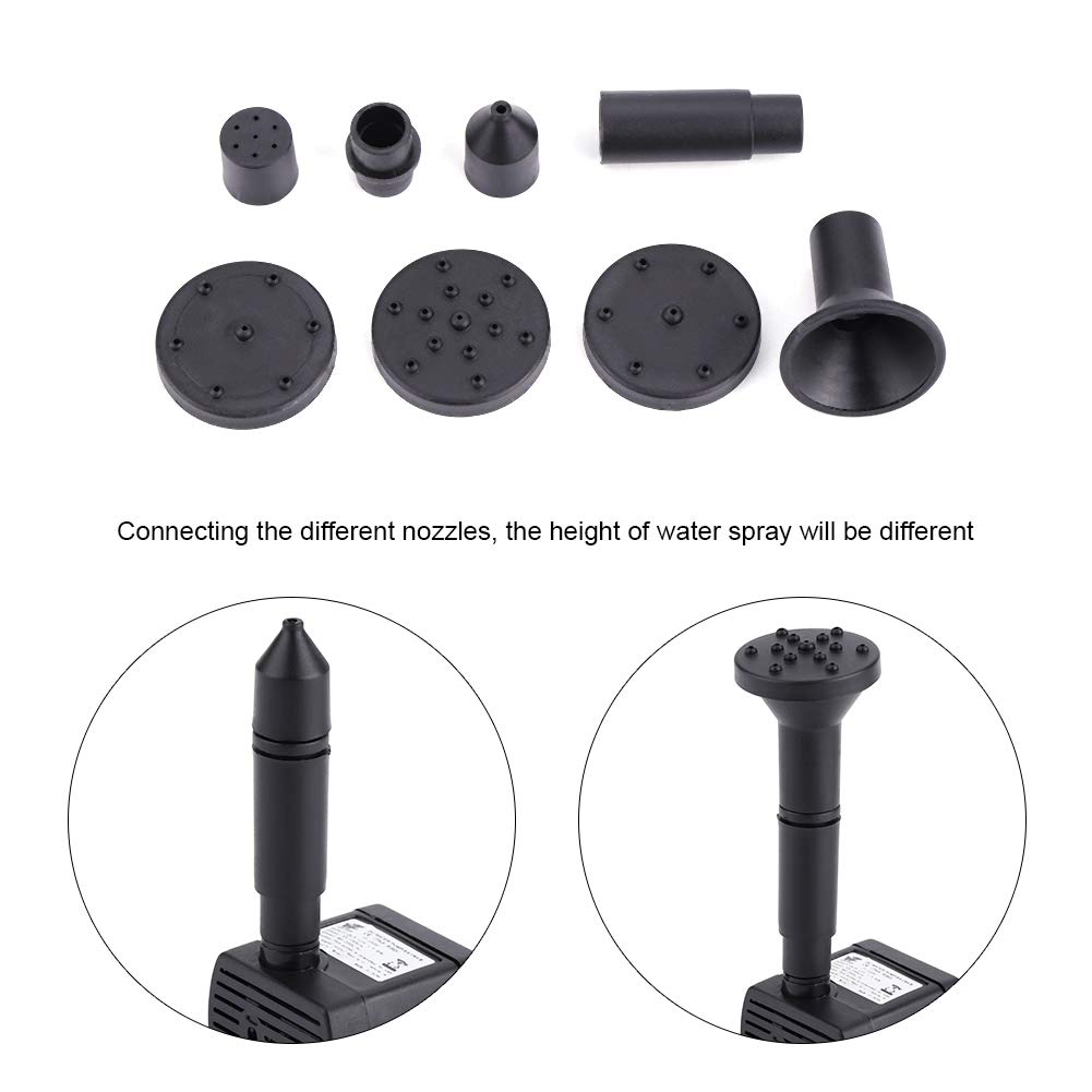 Solar Fountain Pump for Bird Bath, Fish Tank, Pond & Garden - Outdoor Solar Powered Water Pump with Aerator - Perfect for Backyard, Patio & Small Water Features (1Pcs)