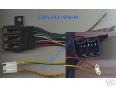 Pontiac Grand Prix 82-85 Stereo Wire Harness - Car Radio Wiring Installation Kit for Easy Aftermarket Head Unit Upgrade | Perfect for DIY Car Audio Projects & Vehicle Electrical Repairs