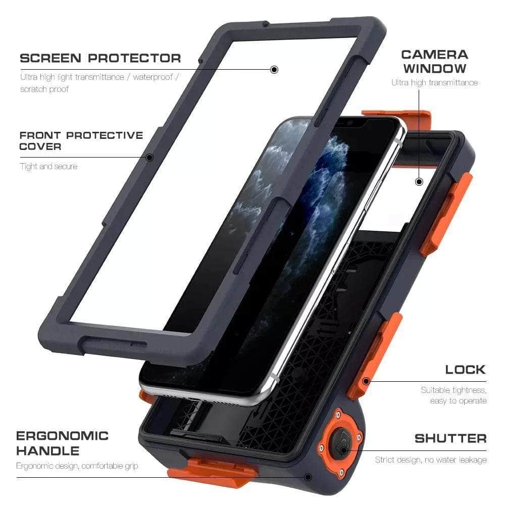 Waterproof iPhone 12 Case - 15M Professional Diving Protection for Underwater Photography & Swimming