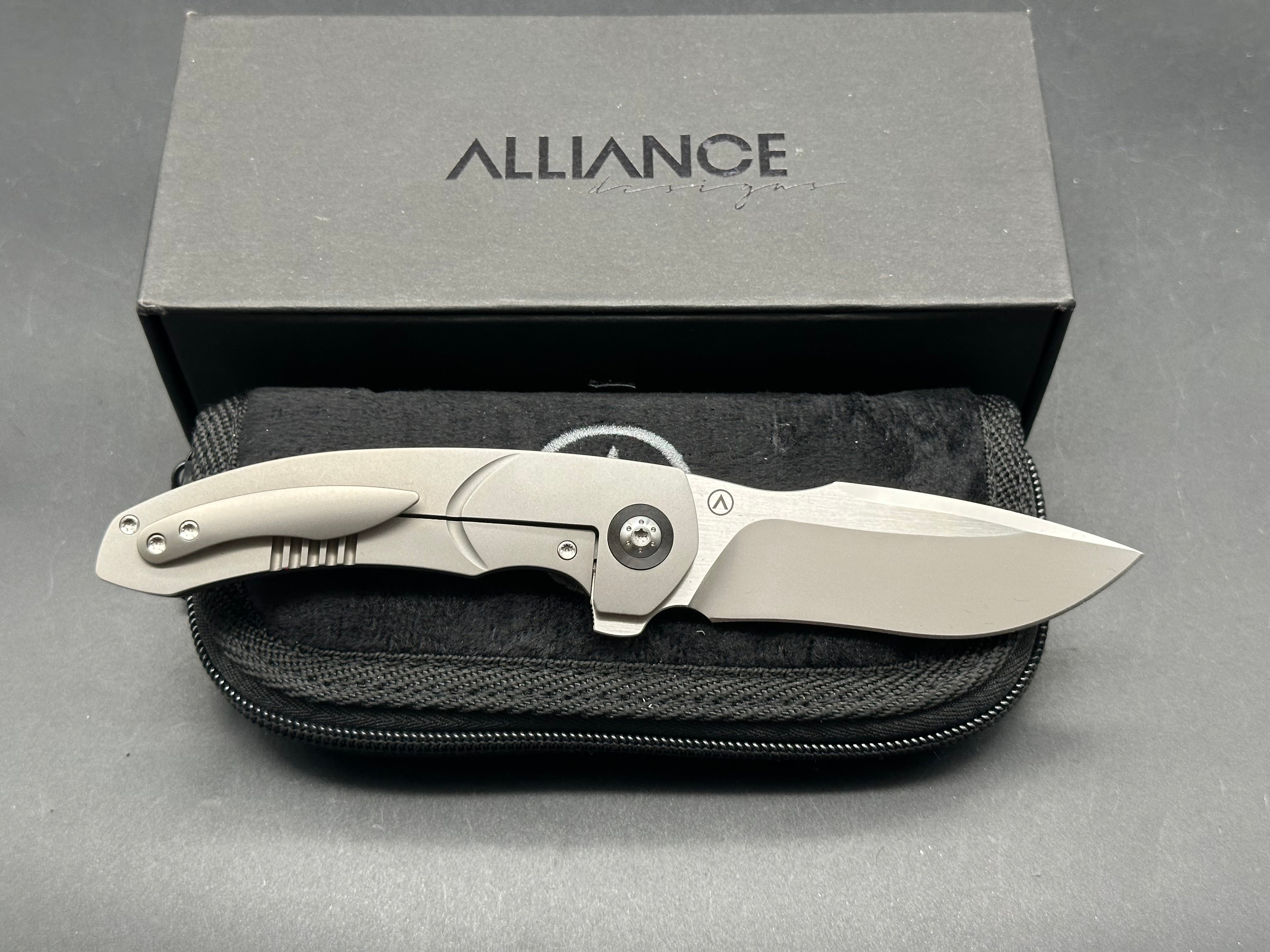 Premium Walter Randolph Deimos Folding Knife - M390 Super Steel Blade, Carbon Fiber & Zircuti Handle - EDC, Outdoor, Survival & Tactical Use