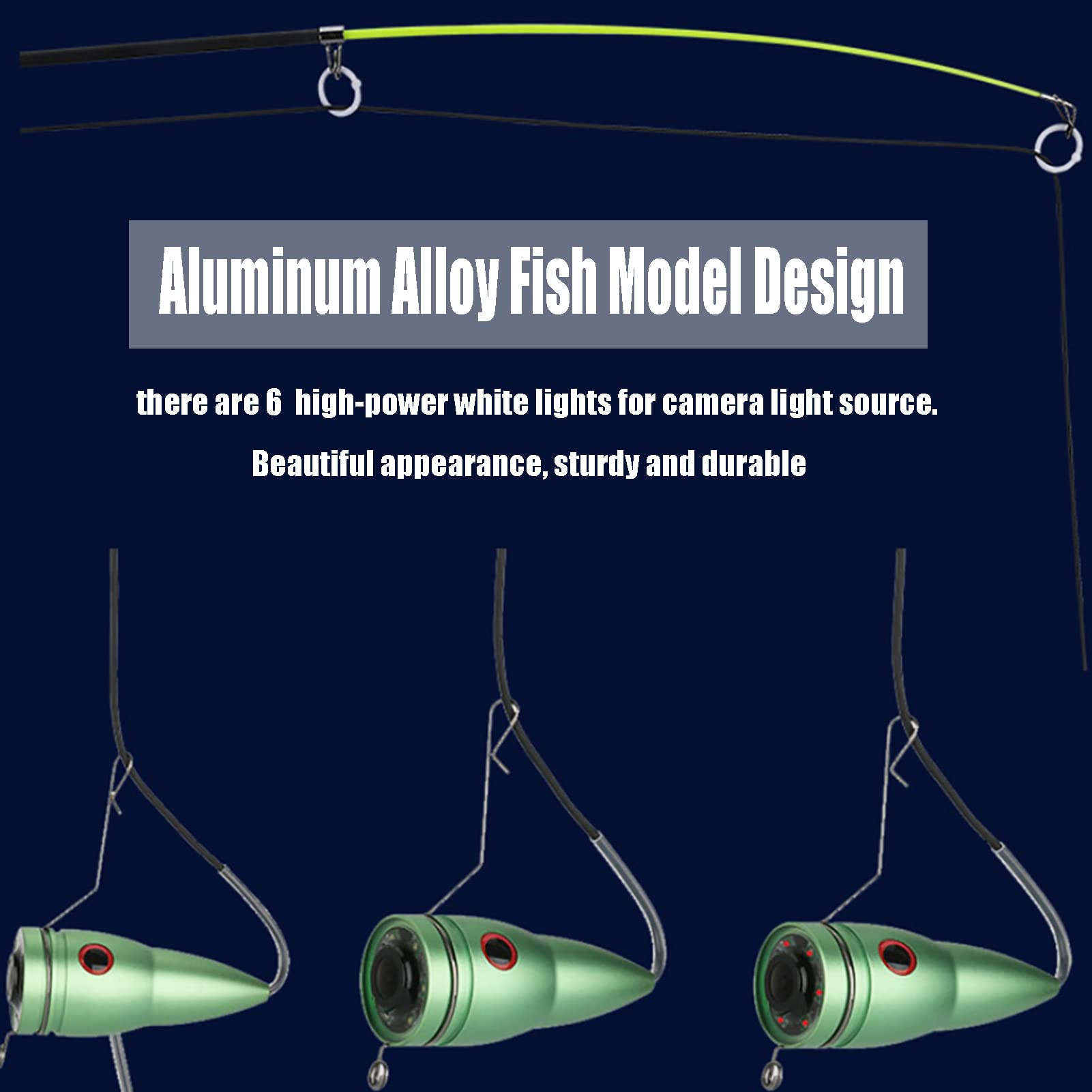 Hilitand Fish Finder Kit with 4.3